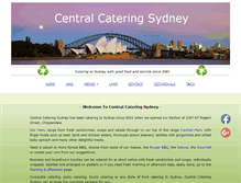 Tablet Screenshot of cateringsydney.com